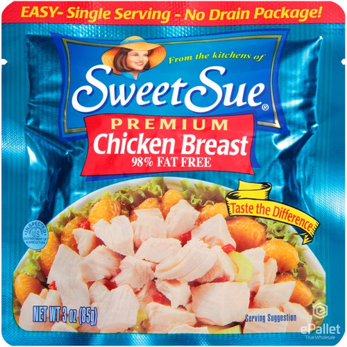 Epallet - Sweet Sue Premium Chicken Breast Pouch 18/3oz