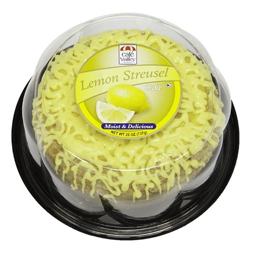 CAFE VALLEY LEMON STREUSEL CAKE