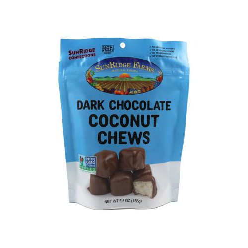 Chocolate Coconut Chews, Dark NonGMO Verified