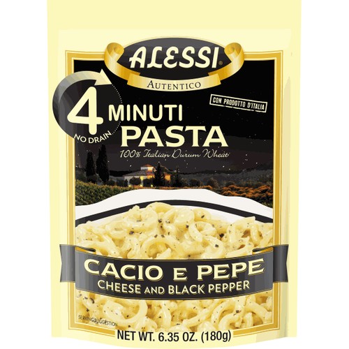 6/6.35OZ ALESSI CACIO E PEPE QUICK 4 MINUTE PASTA