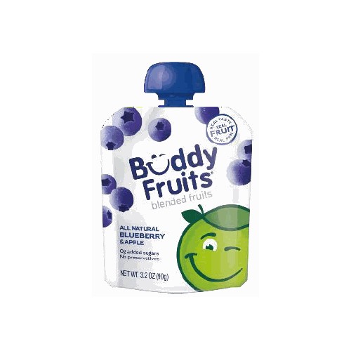 Buddy Fruits Blueberry & Apple Blended Fruit, 3.2oz