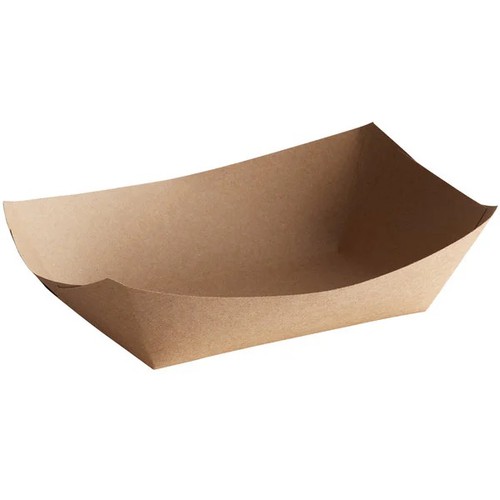 3 lbs Boat Tray Kraft color, MYECOPLANET