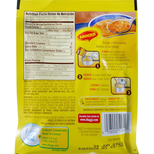 Maggi Beef Flavored Noodle Soup Mix 2.11 oz