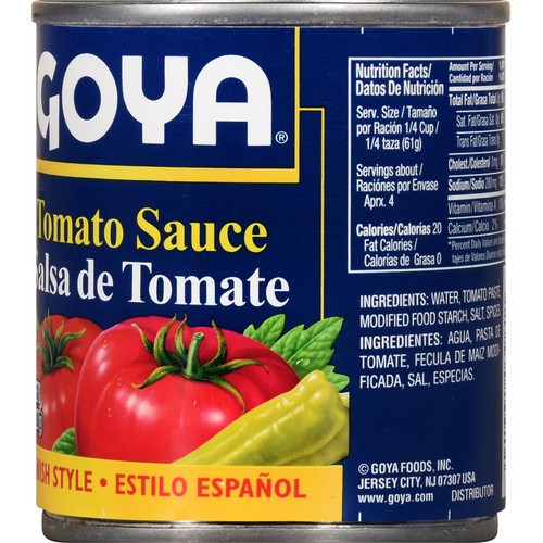 E Pallet - Goya Tomato Sauce Spanish Style 8 oz