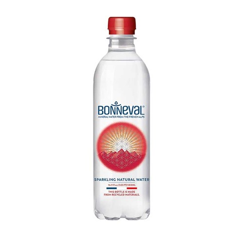 Bonneval Sparkling Natural Mineral Water, 16.9 fl oz rPET