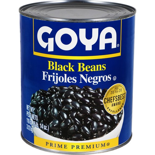 Goya Black Beans 110 oz