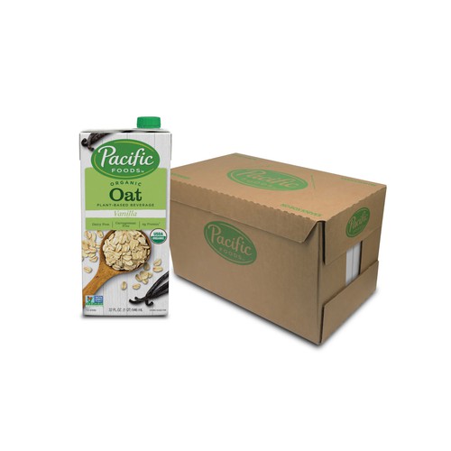 Pacific Foods Organic Oat Vanilla Plant-Based Beverage, 32oz