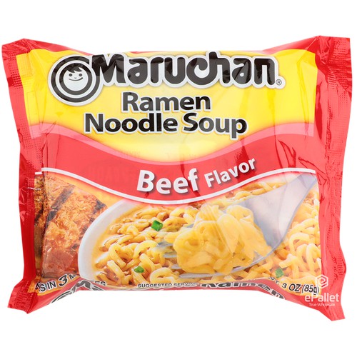 Maruchan Beef Flavor Ramen Noodle Soup - 3 oz. Bag