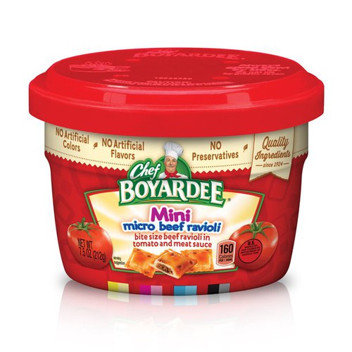 Chef BOYARDEE Microwaveable Mini Ravioli and Meatballs Bowl, 7.5oz