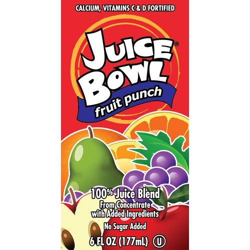 E Pallet Fruit Punch 6 oz Juice Box