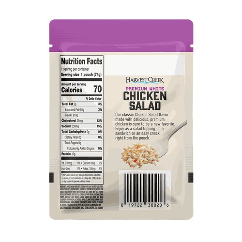 Harvest Creek Chicken Salad Pouch