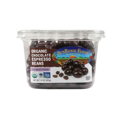 Chocolate Espresso Beans, Dark Organic