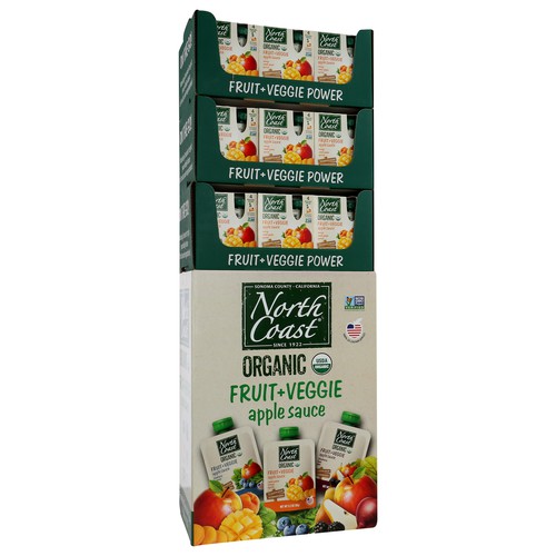 Organic Fruit&Veggie Apple Sauce Shipper  (inner unit)