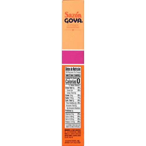 Goya Sazon with Coriander & Annatto Seasoning 6.33 oz