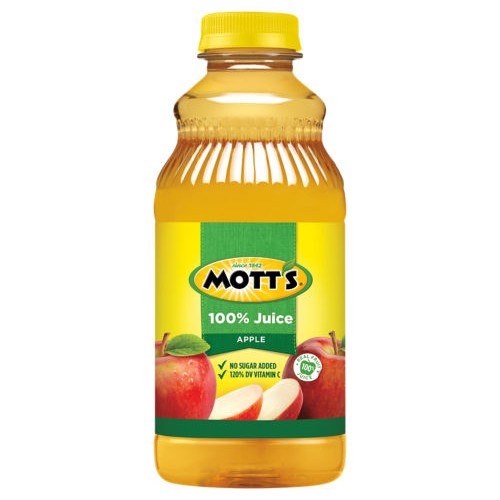Mott's 100% Apple Juice, 32oz PET