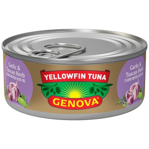 Genova Yellowfin Tuna Garlic & Tuscan Herb in Olive Oil 12/5oz