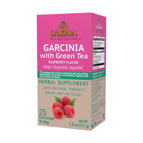 25 Ct Garcinia With Green Tea Raspberry Flavor