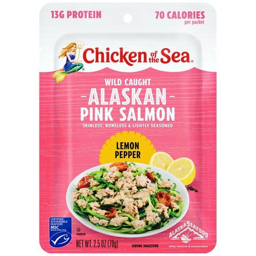 COS Pink Salmon Sk/Bl Lemon Pepper Pouch 12/2.5