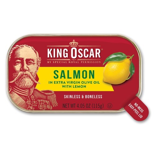 King Oscar S/B Salmon in Evoo Lemon 12/4.05