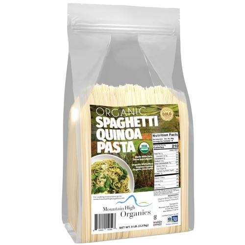 Mountain High Organic Certified Organic Gluten Free Quinoa Pasta, Spaghetti