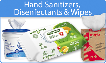 Hand Sanitizers, Disinfectants & Wipes