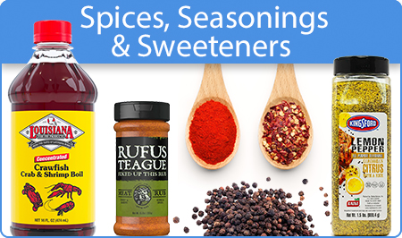 Spices, Seasonings, Sweeteners