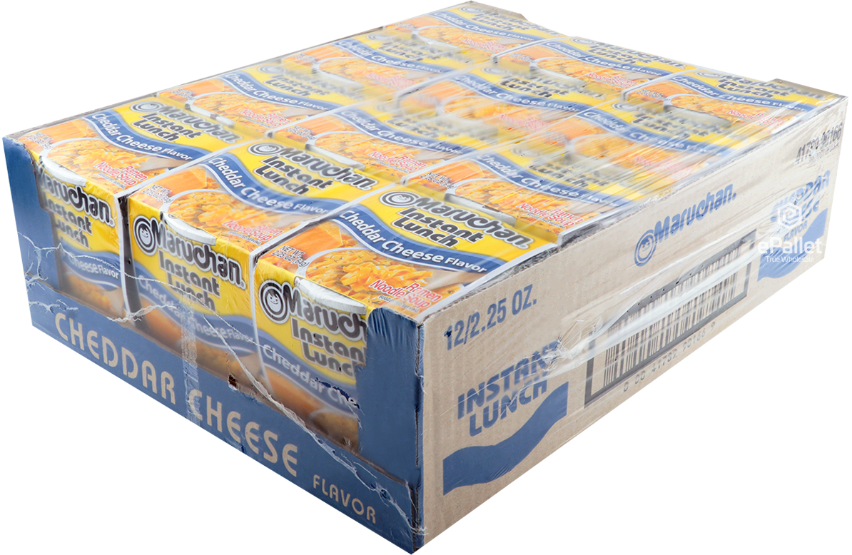 Maruchan Instant Lunch Cheddar Cheese, 2.25 Oz, Pack of 12